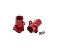 JUNPIY Metal Front Rear, for AR14B Axle Housing Steering Knuckle C-Hub Hex Rotor Caliper, for 1/10 RC Rock Bouncer, for Axial RBX10 Ryft Suspension Control Arm Link(Axle Adapters-RD)