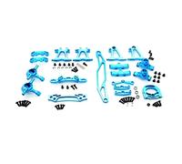 JUNPIY Metal Modification Accessory Kit Suspension Arms Steering Knuckle, for Tamiya, for TT02 TT-02 1/10 RC Car Upgrade Parts Suspension Control Arm Link