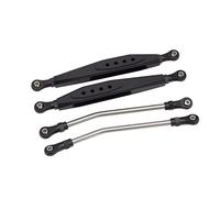 JUNPIY Metal Rear Arm Kit Suspension Link Rod, for Axial, for RR10 90048 90053, for Wraith 1/10 RC Crawler Car Upgrade Parts Suspension Control Arm Link(Black)