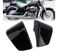 JUNPIY Motorcycle Gloss Black Battery Side Cover Fairing Guard Shadow ACE VT400 VT750 VT 400 750 1997-2003 Motorcycle Side Cover