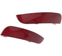 JUNPIY Rear Bumper Reflector, Rear Left and Right Bumper Reflective Marker Lamp Light Reflector, for VOLVO, V50 S40 2008-2015, Red Rear Bumper Reflector