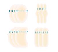Junsasi 12pcs Set Blister Plasters Bandages Blister Cushion Waterproof Adhesive Blister Gel Guard Prevention Blister Treatment Pads for Feet, Toes, Fingers, Heels