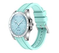 Juntan 20mm 22mm Curved Ends Silicone Watch Strap Universal Soft Rubber Sport Replacement Watch Straps for Moonswatch Multiple Colors Watch Bands Men Women