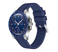 Juntan 20mm 22mm Curved Ends Silicone Watch Strap Universal Soft Rubber Sport Replacement Watch Straps for Moonswatch Multiple Colors Watch Bands Men Women