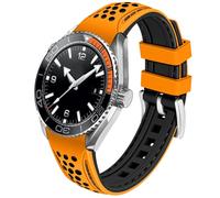 Juntan 20mm 22mm Silicone Watch Strap, Racing Curved Ends Rubber Lightweight Watch Straps Band Sport Replacement for Moonswatch Multiple Colors Men Women Watch Bands