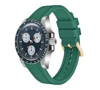 Juntan Curved Ends Silicone Watch Strap 20mm 22mm Universal Soft Rubber Sport Replacement Watch Bands Straps for Moonswatch Multiple Colors Watch Bands Men Women