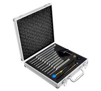 Junterone 10 Piece Tuning Fork Set Tuning Forks Kit for Healing Chakra Sound Meditation Forks for Reduce Stress