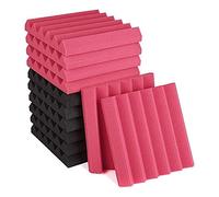 Junterone 12 Pcs Acoustic Foam Panel,Sound Insulation Pad,Sound Insulation Foam Panel,Studio Foam,Sound Insulation Foam,30X30X5cm