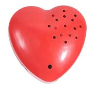 Junterone 1PCS Heart-Shaped Voice Recorder Voice Recorder Button 10 Seconds Heart-Shaped Sound Recorder for Valentine's Day