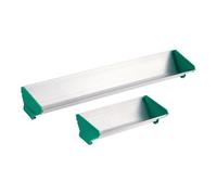 Junterone 2Pcs 6inch 16inch Dual Edge Aluminum Emulsion Scoop Coater for Silk Screen Printing Coating Tool