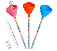 Junterone 3 Pcs Beading Funnel, Clay Beads Beading Supplies Tools,Bracelet Making Kit for Adults, Bead Threader for Jewelry Making