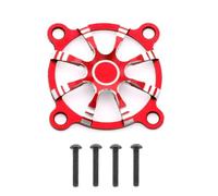 Junterone 30x30mm Aluminum Alloy Cooling Fan Cover for RC Motor ESC Electric Regulating Fan Protection Cover Red