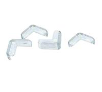 Junterone 4 Pieces Clear Soft Plastic Table Desk Corner Guard Protector