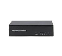 Junterone 5 Ports Gigabit Network Switch, 1000Mbps Tiny Ethernet Splitter Network Switch for Desktop and Wall Mount,Plug and Play