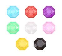 Junterone 8PCS Multicolor Patch Effect Peg Cap Switch Guitar Effector Tools Protective Pedal Footswitch Topper