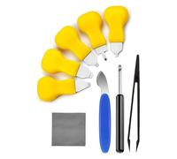 Junterone Back Removal Tool 9 in1 Watch Battery Replacement Tool Kit Opener Remover Tools andAnti-Static Tweezers B