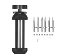 Junterone Camera Repair Tool with Detachable Flat & Pointed Tips for Camera Lens All Metal Lens Repair Set with 6 Tips 8 Screws