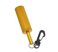 Junterone Diving Rattle Diving Safety Rattle Stick Signal Bell with 360° Rotating Quick Hook Underwater Bell Ding Rod Diving Equipment Gold