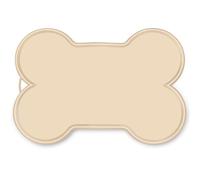 Junterone Dog Cat Food Mat Large 22x16Inch Non-Slip Pet Dog Feeding Mat Waterproof Silicone Dog Food Tray, Easy to Clean