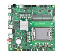 Junterone H610 DC A02 ITX Motherboard LGA-1700 UDIMM DDR4 Memory 64G SATA3.0 Integration Motherboard Support 12-13th CPU