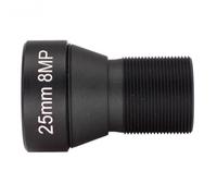Junterone HD 4K 8MP CCTV Lens 25MM M12 Mount Low Distortion Aperture F1.6 Format 1/1.8inch Lens Only for Action Camera