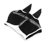 Junterone Horse Mask Adjustable Breathable Anti-UV Anti-Mosquito Pet Eye Protection Mesh Anti-Fly Protective Cover S