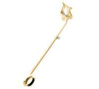 Junterone Instrument Flute Marching Music Clip Portable Flute Music Clip Flute Accessories Gold