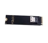 Junterone M.2 NVMe to Slimline SAS SFF-8654 Adapter NGFF M.2 M Key to SFF 8654 Adapter Card SFF-8654 Converter Card for Mainboard