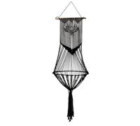 Junterone Nordic Style Hand-Woven Cotton Rope Hanging Cat Nest Fringe Tapestry Jianyue Home Furnishing Living Room Pet Hammock A