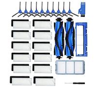 Junterone Pack of 28 Replacement Parts Accessories for RoboVac 11S 12 30C 15T 15C 35C Robotic Vacuum Cleaner 12 Filters