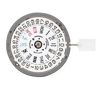 Junterone Quartz Watch Movement for Watches, Quartz Movement Date Watch Wristwatch Repair Accessory(NH36 Double Calendar)