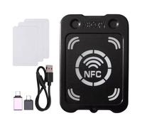 Junterone RFID Smart Chip Card Reader Copier +3XUID Card NFC Encryption Key Reader IC 13.56Mhz RFID Token Clone Duplicator