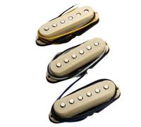 Junterone Single Coil Pickups Guitar Pickups Plastic Wire Clip Flat Pickups Musical Instrument Accessories Yellow