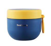 Junterone Soup Cup Soup Container Take Away Thermal Food Insulated Cups with Lids Soup Bottle Oatmeal Holder Portable Lunch Box B