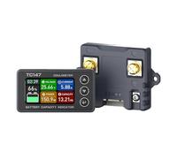 Junterone TC147 High-Precision Color Screen Coulomb Meter Battery Voltage and Current Meter TC147-CS50(0-75A)