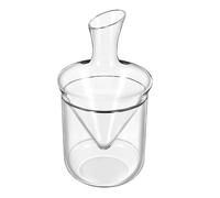Junterone Tumbler Wine Decanter with Ice Bucket, Lead-Free, Hand Blown Crystal Wine Carafe, Rotating Rapid Sway