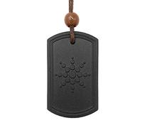 Junterone Volcanic Rocks Pendant Necklace Anti-EMF Radiation Protection Pendant Scales Biological Science Negative Ions, Volcanic Rocks, Volcanic Rocks