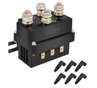 Junterone Winch Solenoid Relay Contactor 12V 500A Winch Relay Thumb Truck for 8000-15000lbs ATV UTV Boat 4X 4 Vehicles Replacement