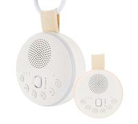 JunVox Fu White Noise Machine - Portable Sound Machine for Baby and Adult, with 21 Quality Non-looping Sleep Sounds, Night Light, Rechargeable Battery, for Travel, Home, Sound Therapy, Registry Gift