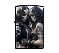 junweideyi 2Pcs Lighter 2024 Year of The Gifts，Replaceable for Zippo (Only Case), Compatible Insert Size 3.6cm * 1.2cm * 5cm，Lighter Housing (Style 3)