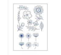 junweideyi 5PCS Realistic Temporary Tattoos,Tiny Small Removable Tattoos, Fake Tattoos That Look Real And Last Long,Safe herbal tattoo stickers (Style 96)