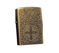 junweideyi Chinese Style Lighter 2025 New Year Gifts，Replaceable for Zippo (Only Case), Compatible Insert Size 3.6cm * 1.2cm * 5cm (Style 4)