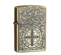 junweideyi Chinese Style Lighter 2025 New Year Gifts，Replaceable for Zippo (Only Case), Compatible Insert Size 3.6cm * 1.2cm * 5cm (Style 6)