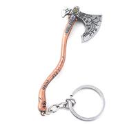 junweideyi GOW Keychain Kratos Leviathan Axe Keychain Blades of Chaos Keychain Gifts for Men Teens Game Fan (Style 7)