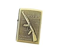junweideyi Lighter 2025 Year of The Gifts,Replaceable for Zippo (Only Case), Compatible Insert Size 3.6cm * 1.2cm * 5cm,Lighter Housing (Ak47)