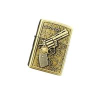 junweideyi Lighter 2025 Year of The Gifts，Replaceable for Zippo (Only Case), Compatible Insert Size 3.6cm * 1.2cm * 5cm，Lighter Housing (357)