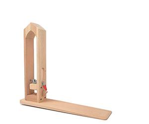 Junxave Beech Wood Stitching Pony Leather Craft Table Lacing Desktop Sewing Pony Horse Leather Clamp DIY Hand Leathercraft Tools