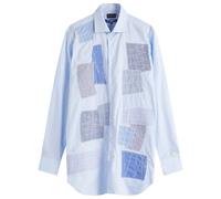 Junya Watanabe MAN Men's Guy Rover Pathwork Shirt Sax Blue