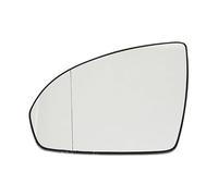 JUNYEW Wing Mirror Glass Heated Replacement for Benz Smart 2009-2014,Front Door Wing Mirror Glass Left/Right Side with Backing Plate,Left