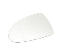 JUNYEW Wing Mirror Glass Heated Replacement for Opel/Vauxhall Corsa D 2006-2014,Front Door Wing Mirror Glass Left/Right Side with Backing Plate,Left
